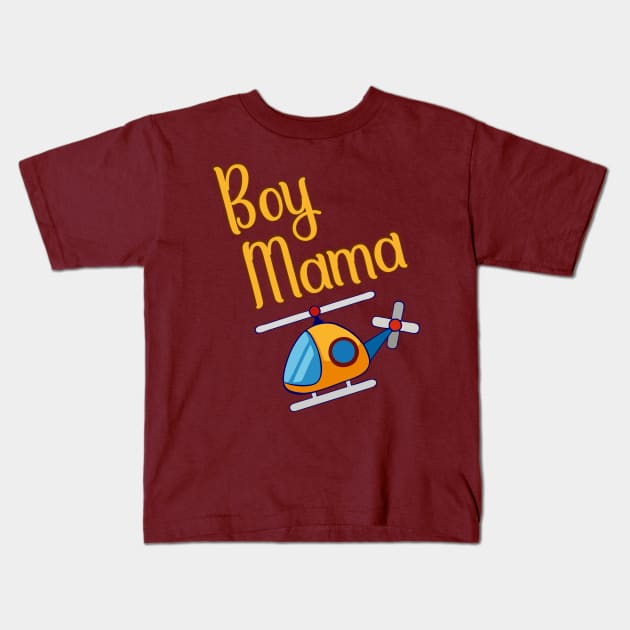 Boy mama Kids T-Shirt by Roqson